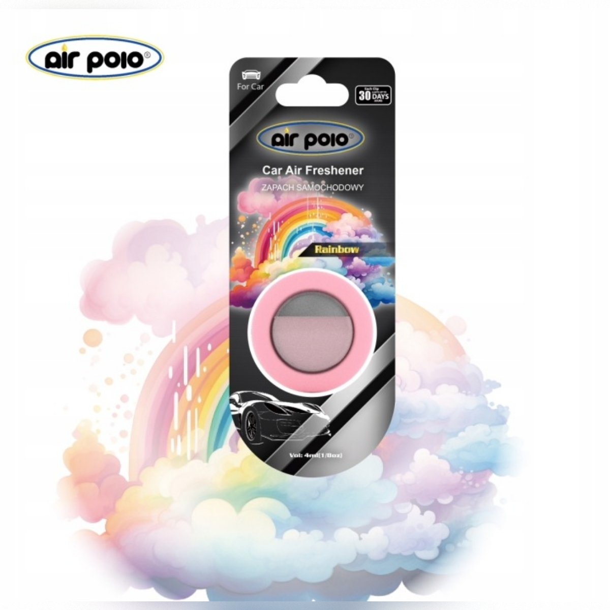 Auto gaisa atsvaidzinātājs Air Polo Rainbow, 4ml