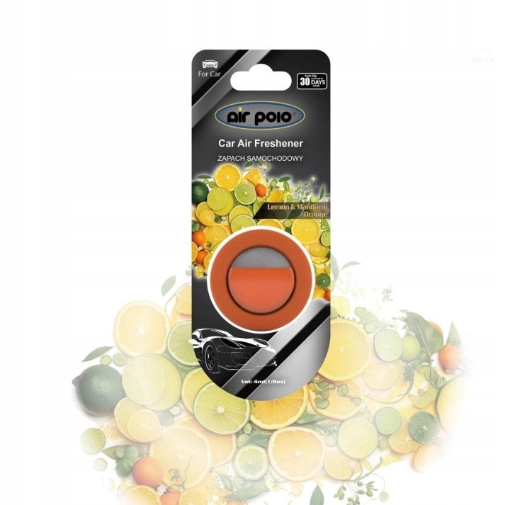 Auto gaisa atsvaidzinātājs Air Polo ar citrusu aromātu, 4ml