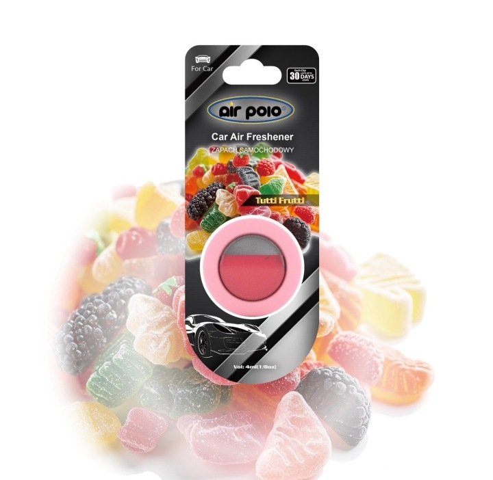 Auto gaisa atsvaidzinātājs Air Polo ar Tutti Frutti aromātu, 4ml